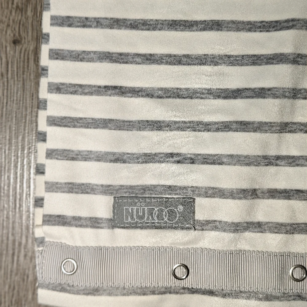 NuRoo Multi-functional Lightweight Soft Breathable‎ Nursing Scarf - Gray/Ivory